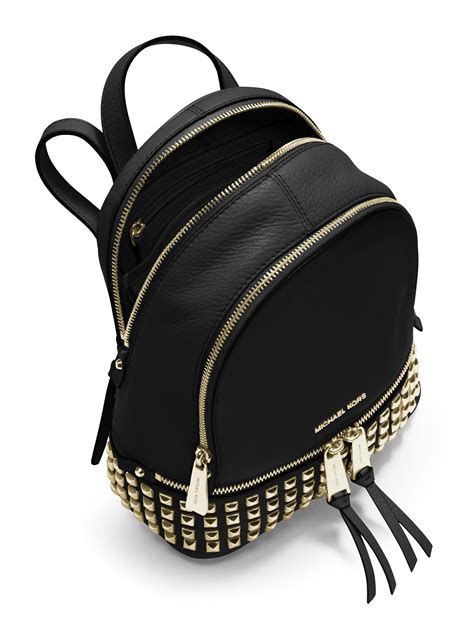 mini backpack michael kors black|Michael Kors black purse small.